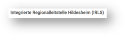 Schriftzug Integrierte Regionalleitstelle