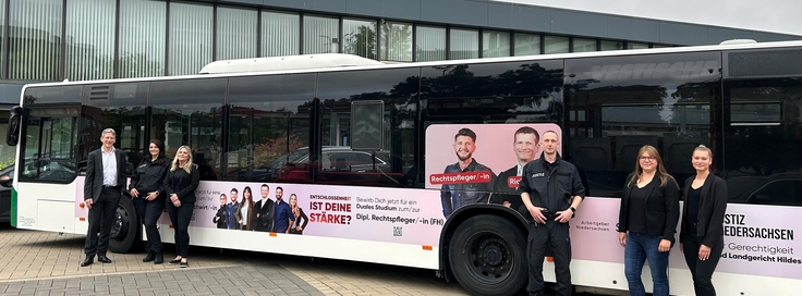 Der Weg zum Beruf - Werbung für die Justizberufe