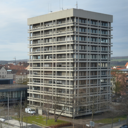 Hochhaus Justizzentrum Symboldbild